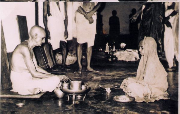 Initiation into monastery